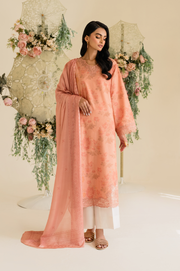 UE-433 Printed Lawn Unstitched 3-Piece Suit - Sole Mode '25 by Iznik Fashions