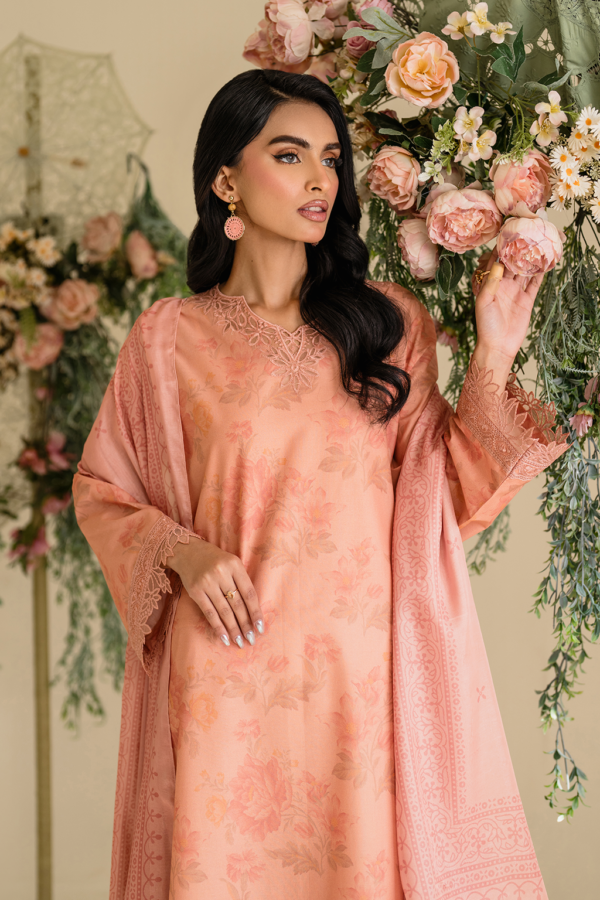 UE-433 Printed Lawn Unstitched 3-Piece Suit - Sole Mode '25 by Iznik Fashions - Image 2