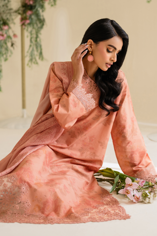 UE-433 Printed Lawn Unstitched 3-Piece Suit - Sole Mode '25 by Iznik Fashions - Image 6