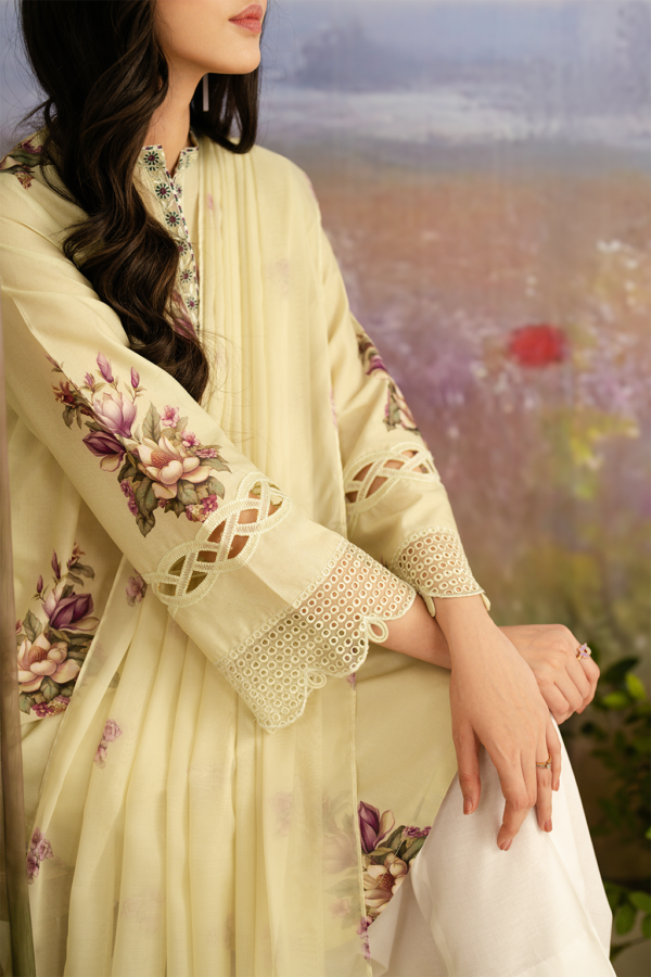 UE-459 Printed Lawn Unstitched 3-Piece Suit - Sole Mode '25 by Iznik Fashions - Image 12