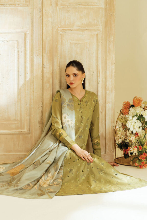 UE-447 Printed Lawn Unstitched 3-Piece Suit - Exclusive Lawn '25 by Iznik Fashions - Image 2