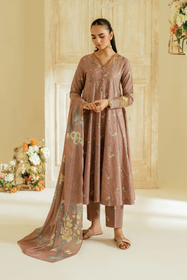 UE-448 Printed Lawn Unstitched 3-Piece Suit - Exclusive Lawn '25 by Iznik Fashions - Image 12