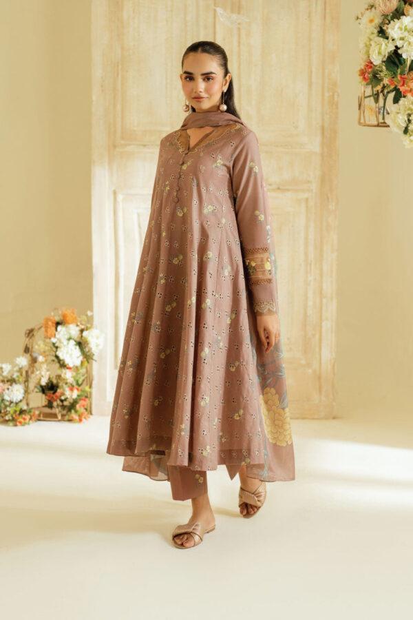 UE-448 Printed Lawn Unstitched 3-Piece Suit - Exclusive Lawn '25 by Iznik Fashions - Image 10