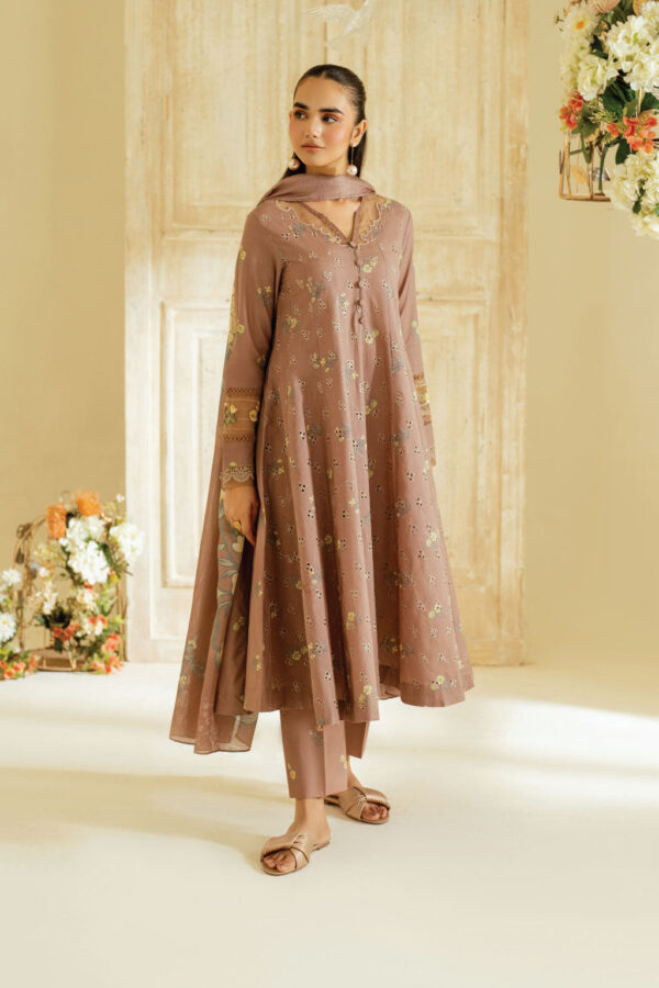UE-448 Printed Lawn Unstitched 3-Piece Suit - Exclusive Lawn '25 by Iznik Fashions