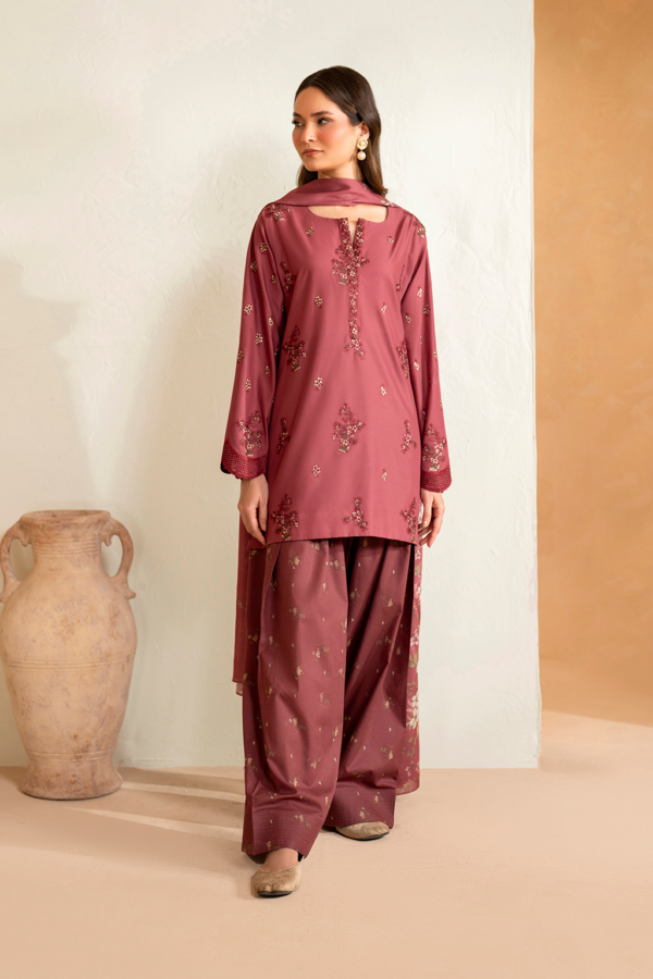UE-469 Printed Lawn Unstitched 3-Piece Suit - Sole Mode '25 by Iznik Fashions - Image 3