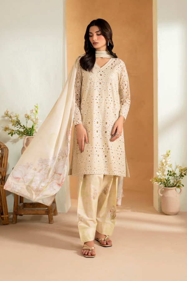 UE-471 Embroidered Lawn Unstitched 3-Piece Suit - Sole Mode '25 by Iznik Fashions - Image 10