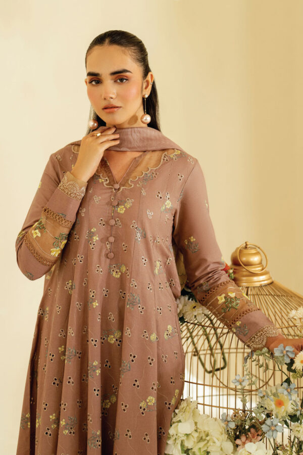 UE-448 Printed Lawn Unstitched 3-Piece Suit - Exclusive Lawn '25 by Iznik Fashions - Image 7