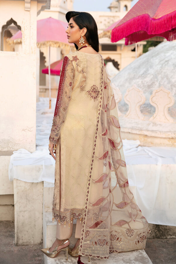 H-308 Ramsha Unstitched Luxury Wedding Collection - Image 5
