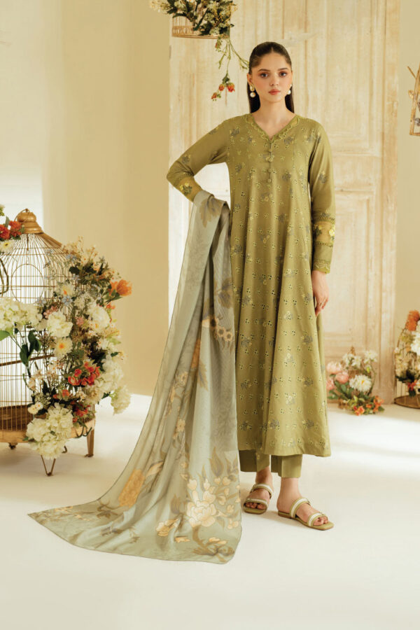 UE-447 Printed Lawn Unstitched 3-Piece Suit - Exclusive Lawn '25 by Iznik Fashions - Image 11