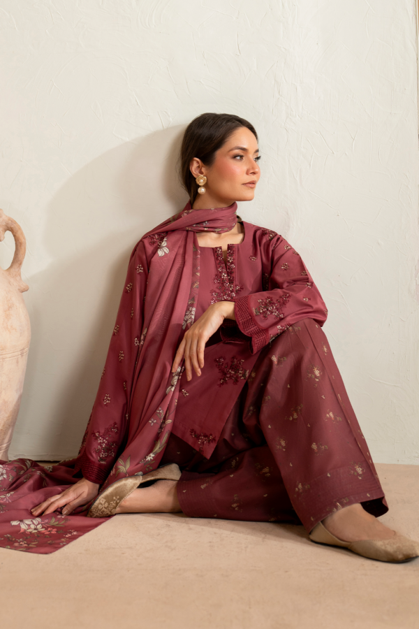 UE-469 Printed Lawn Unstitched 3-Piece Suit - Sole Mode '25 by Iznik Fashions - Image 6