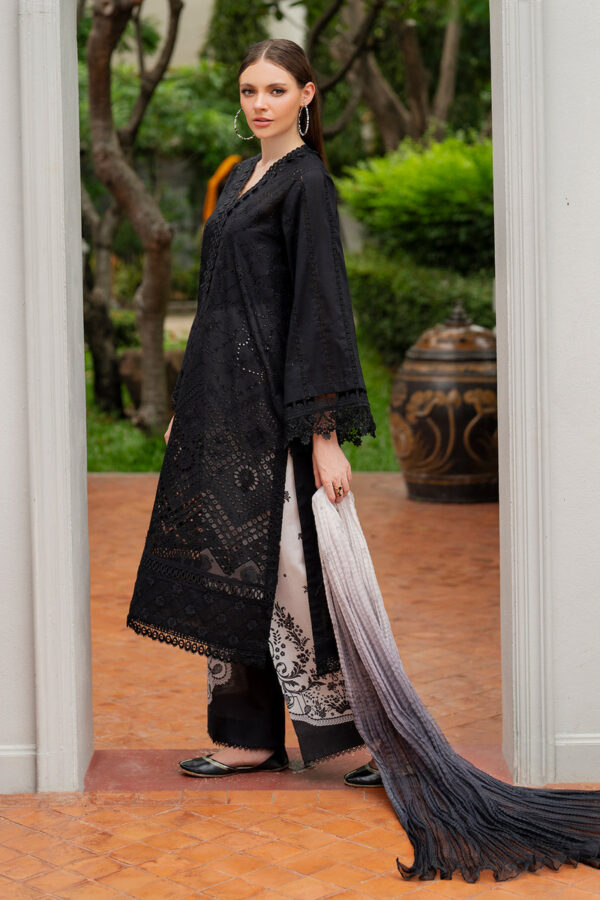 Embroidered Lawn UF-4194 Unstitched Summer by Baroque - Image 10
