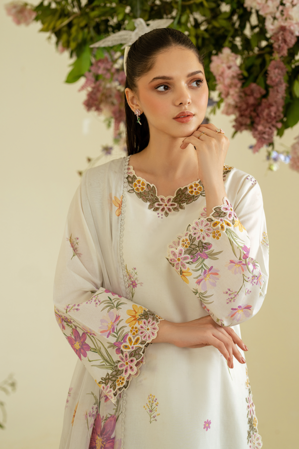 UE-451 Printed Lawn Unstitched 3-Piece Beautiful Suit – Sole Mode ’25 by Iznik Fashions - Image 8
