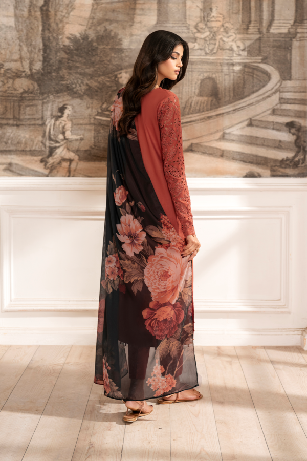 UE-374 Embroidered Lawn Unstitched 3-Piece Suit - Exclusive Lawn '25 by Iznik Fashions - Image 6
