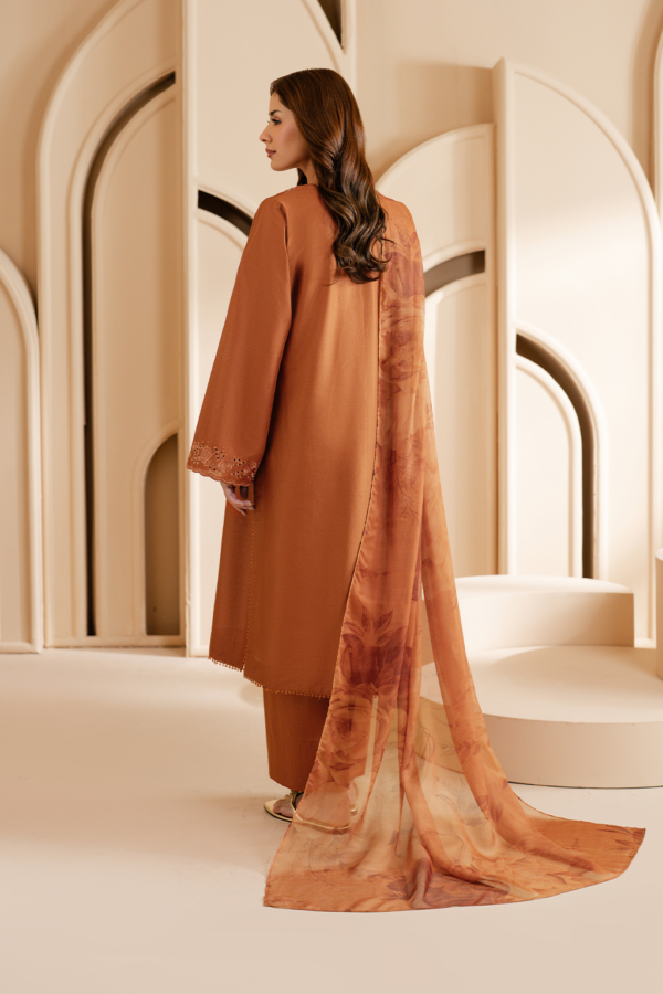 UE-461 Embroidered Lawn Unstitched 3-Piece Suit - Exclusive Lawn '25 by Iznik Fashions - Image 8