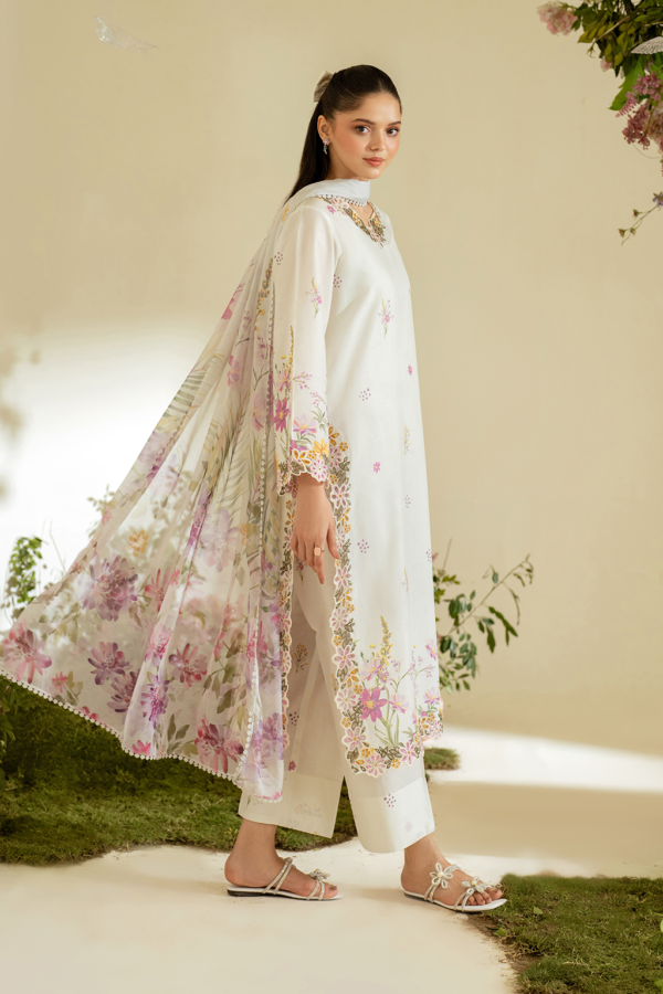 UE-451 Printed Lawn Unstitched 3-Piece Beautiful Suit – Sole Mode ’25 by Iznik Fashions - Image 5