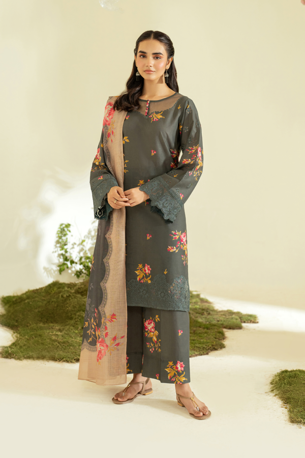 UE-452 Printed Lawn Unstitched 3-Piece Beautiful Suit – Sole Mode ’25 by Iznik Fashions - Image 11