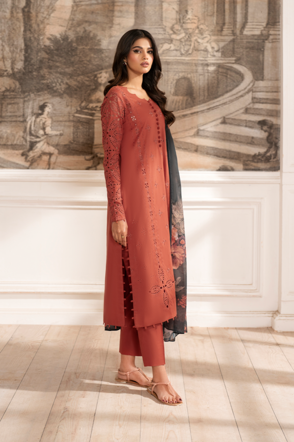 UE-374 Embroidered Lawn Unstitched 3-Piece Suit - Exclusive Lawn '25 by Iznik Fashions - Image 5