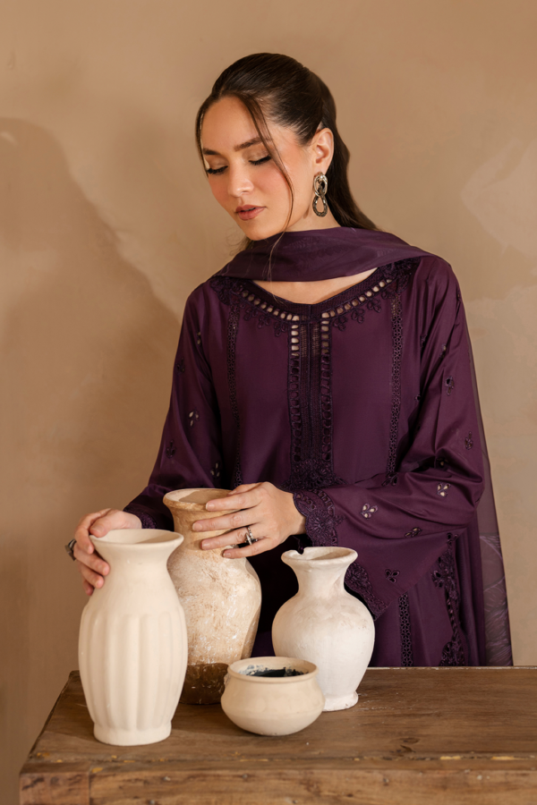 UE-467 Embroidered Lawn Unstitched 3-Piece Suit - Sole Mode '25 by Iznik Fashions - Image 6