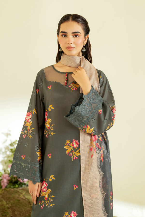 UE-452 Printed Lawn Unstitched 3-Piece Beautiful Suit – Sole Mode ’25 by Iznik Fashions - Image 6