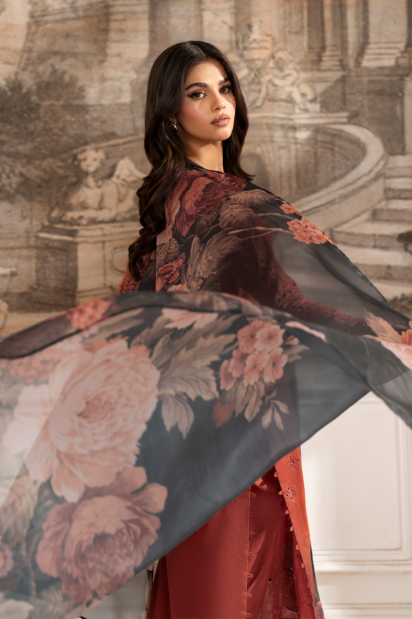 UE-374 Embroidered Lawn Unstitched 3-Piece Suit - Exclusive Lawn '25 by Iznik Fashions - Image 4