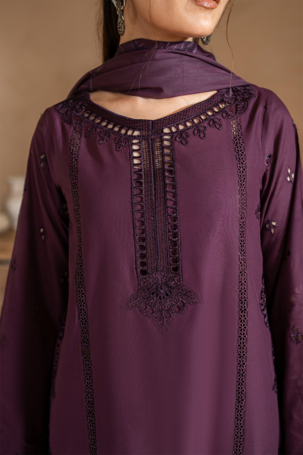 UE-467 Embroidered Lawn Unstitched 3-Piece Suit - Sole Mode '25 by Iznik Fashions - Image 9