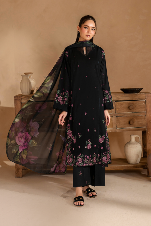 UE-477 Embroidered Lawn Unstitched 3-Piece Suit - Sole Mode '25 by Iznik Fashions - Image 7