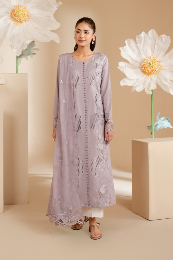 UE-464 Embroidered Lawn Unstitched 3-Piece Suit - Exclusive Lawn '25 by Iznik Fashions