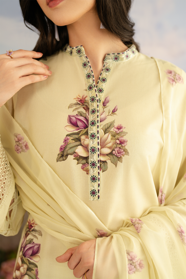UE-459 Printed Lawn Unstitched 3-Piece Suit - Sole Mode '25 by Iznik Fashions - Image 15