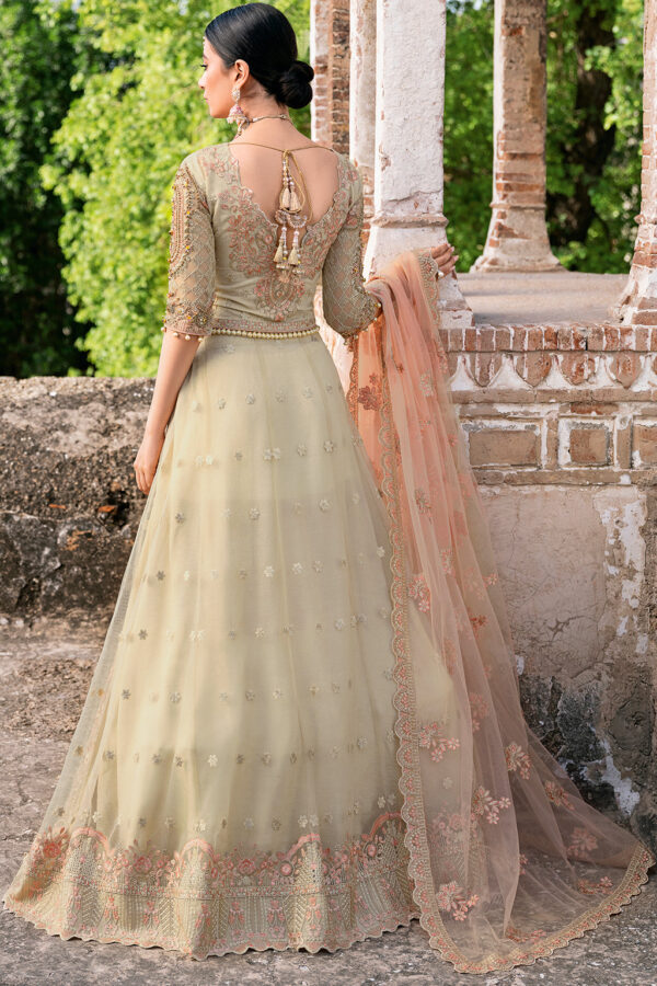 H-202 Ramsha Unstitched Luxury Wedding Collection - Image 13