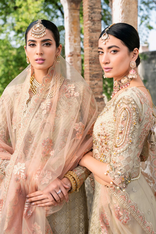H-202 Ramsha Unstitched Luxury Wedding Collection - Image 12
